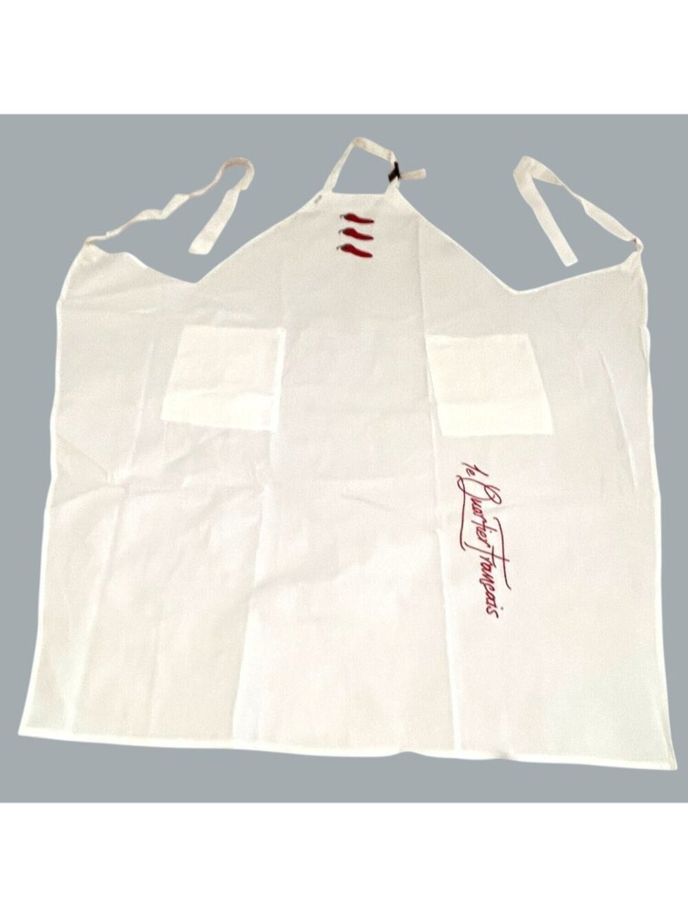 Luxury Bib Chef Apron Jalapeno Red Chili Pepper Embroidery Pockets South Africa
